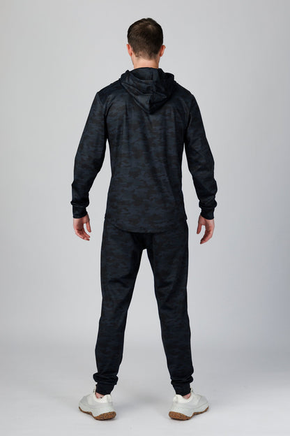 SPN0322 - Stretch Thermal Fleece Performance Hoodie - Digital Camo