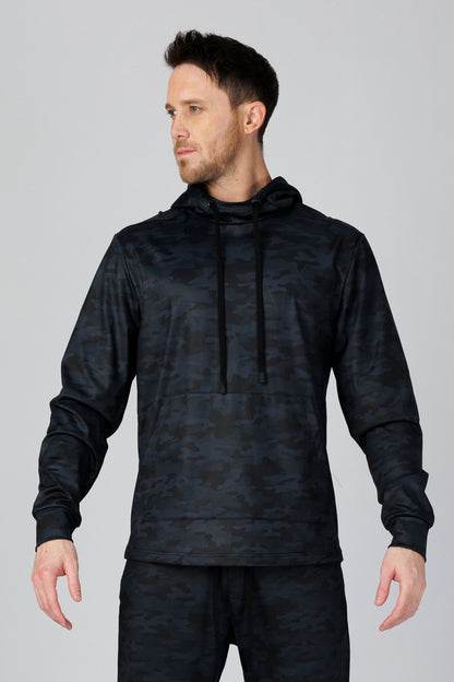 SPN0322 - Stretch Thermal Fleece Performance Hoodie - Digital Camo