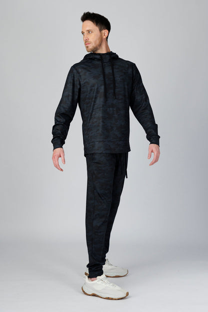 SPN0322 - Stretch Thermal Fleece Performance Hoodie - Digital Camo