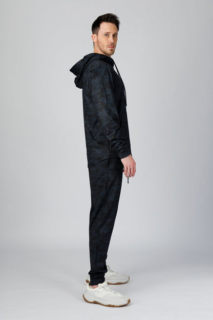 SPN0322 - Stretch Thermal Fleece Performance Hoodie - Digital Camo