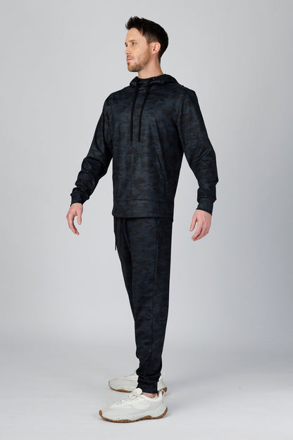 SPN0322 - Stretch Thermal Fleece Performance Hoodie - Digital Camo