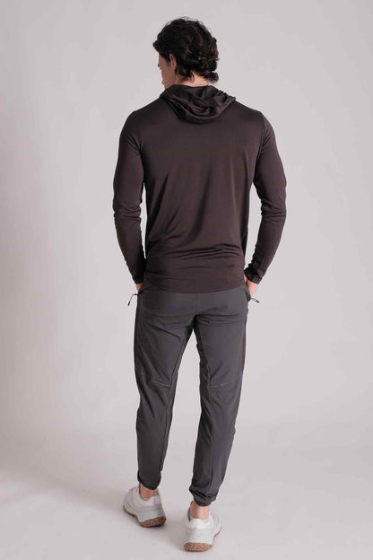 SPN23001 - Permanent Dry Fit Light Weight Active Hoodie - Black