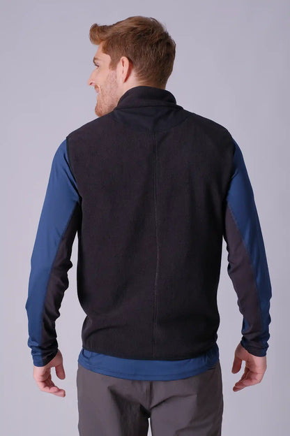 SPO0043 - Sustainable Micro Fleece Funnel Neck Full-Zip Insulated Vest