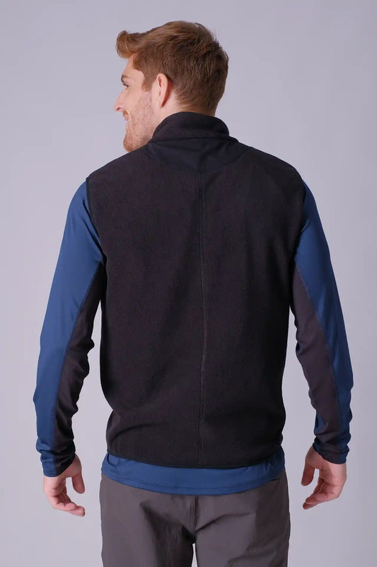 SPO0043 - Sustainable Micro Fleece Funnel Neck Full-Zip Insulated Vest