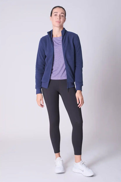SPWO0051 - Women's Rib hem Jacket - Navy