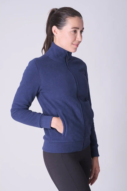 SPWO0051 - Women's Rib hem Jacket - Navy
