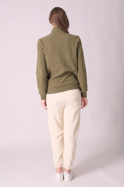 SPWO0051 - Women's Rib hem Jacket - Olive