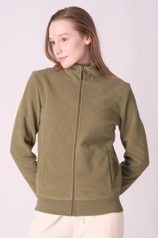 SPWO0051 - Women's Rib hem Jacket - Olive