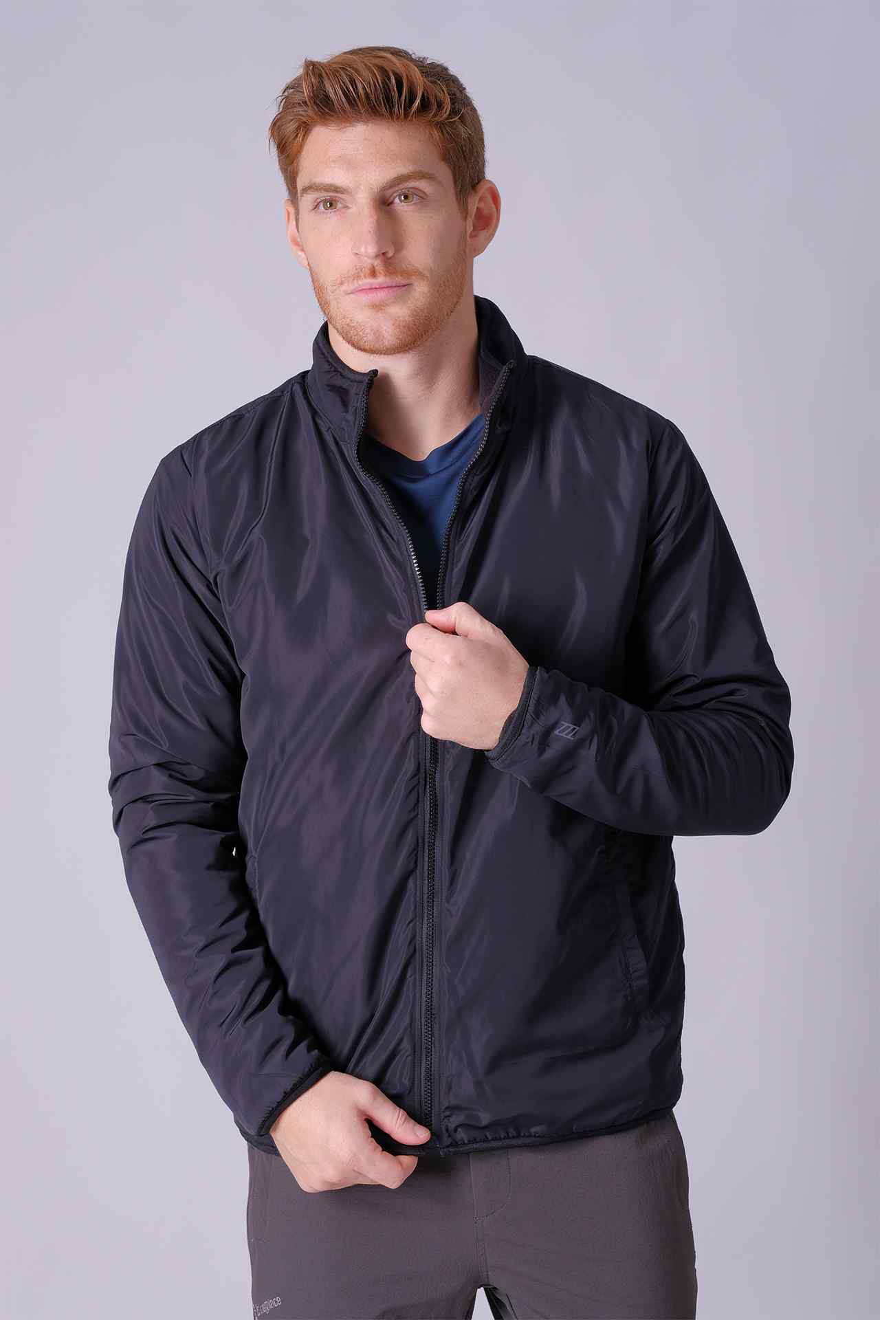 SPO0071 - Sustainable Reversible Insulated Softshell Jacket - Black