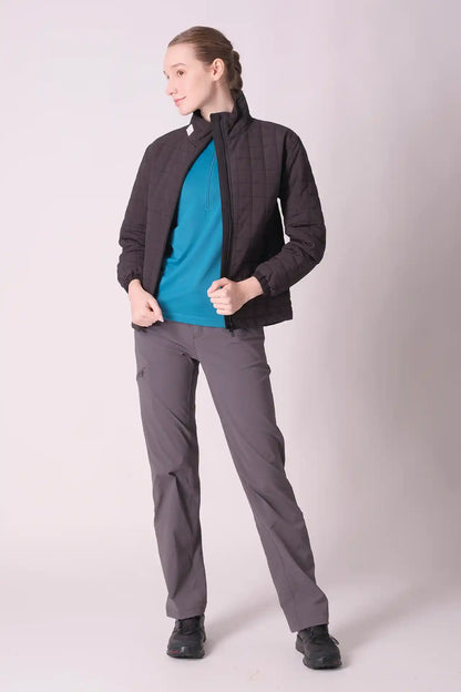 SPWO0079 - Women's High Comfort Quilted Jacket - Black