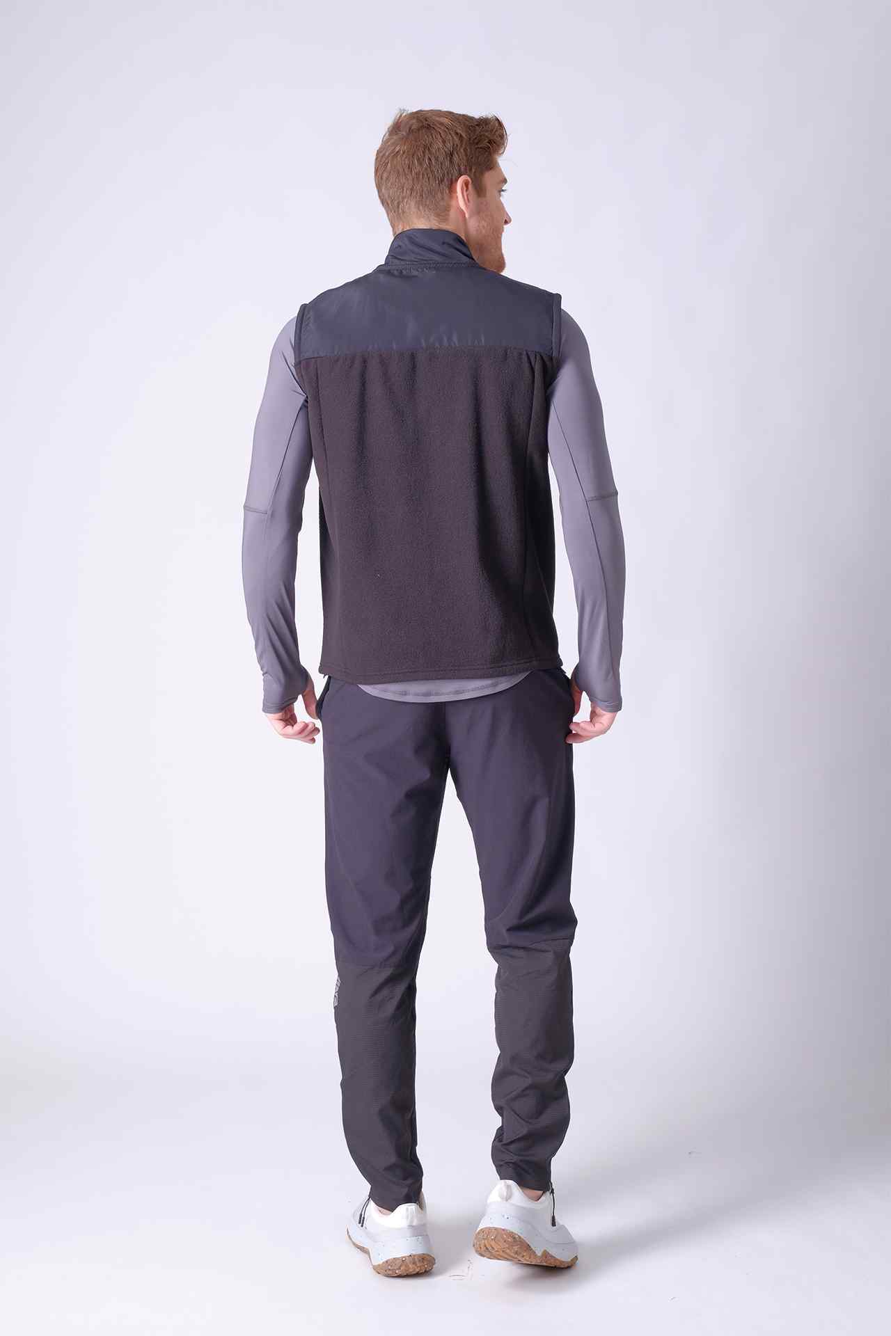 SPO0133 - Sustainable Insulated Fleece Active Vest - Black