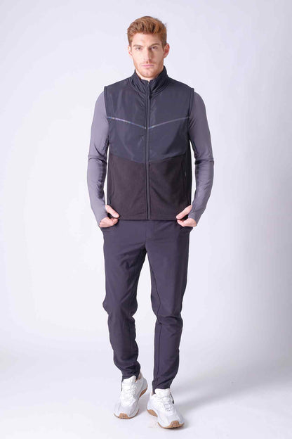 SPO0133 - Sustainable Insulated Fleece Active Vest - Black