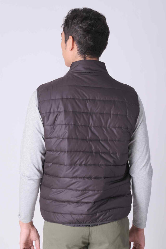 SPO0149 - Sustainable Water-Repellent Essential Mock Neck Puffer Gilet