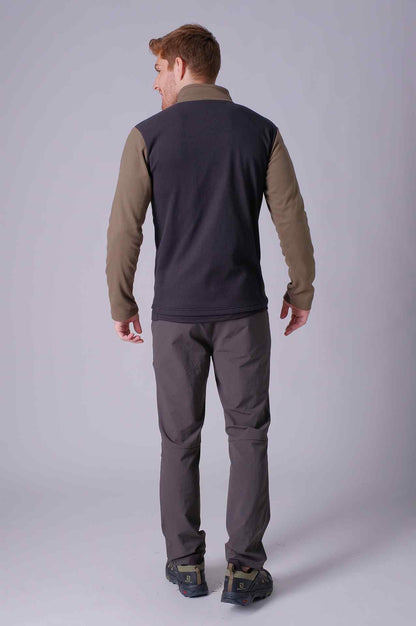 SPO0198 - Sustainable Classic Full Zip Micro Fleece Insulated Jacket - Army/Black