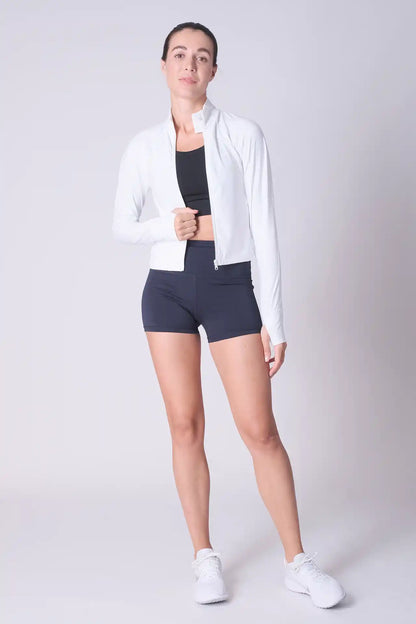 SPWO0213 - Women's Super Slim Training Jacket - White