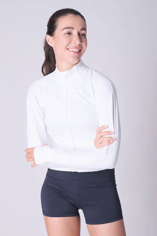 SPWO0213 - Women's Super Slim Training Jacket - White