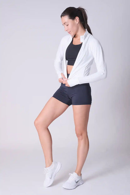 SPWO0213 - Women's Super Slim Training Jacket - White