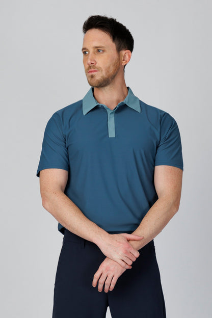 SPP0027 - Quick-Drying Performance Stretch Piqué Golf Polo - Slate