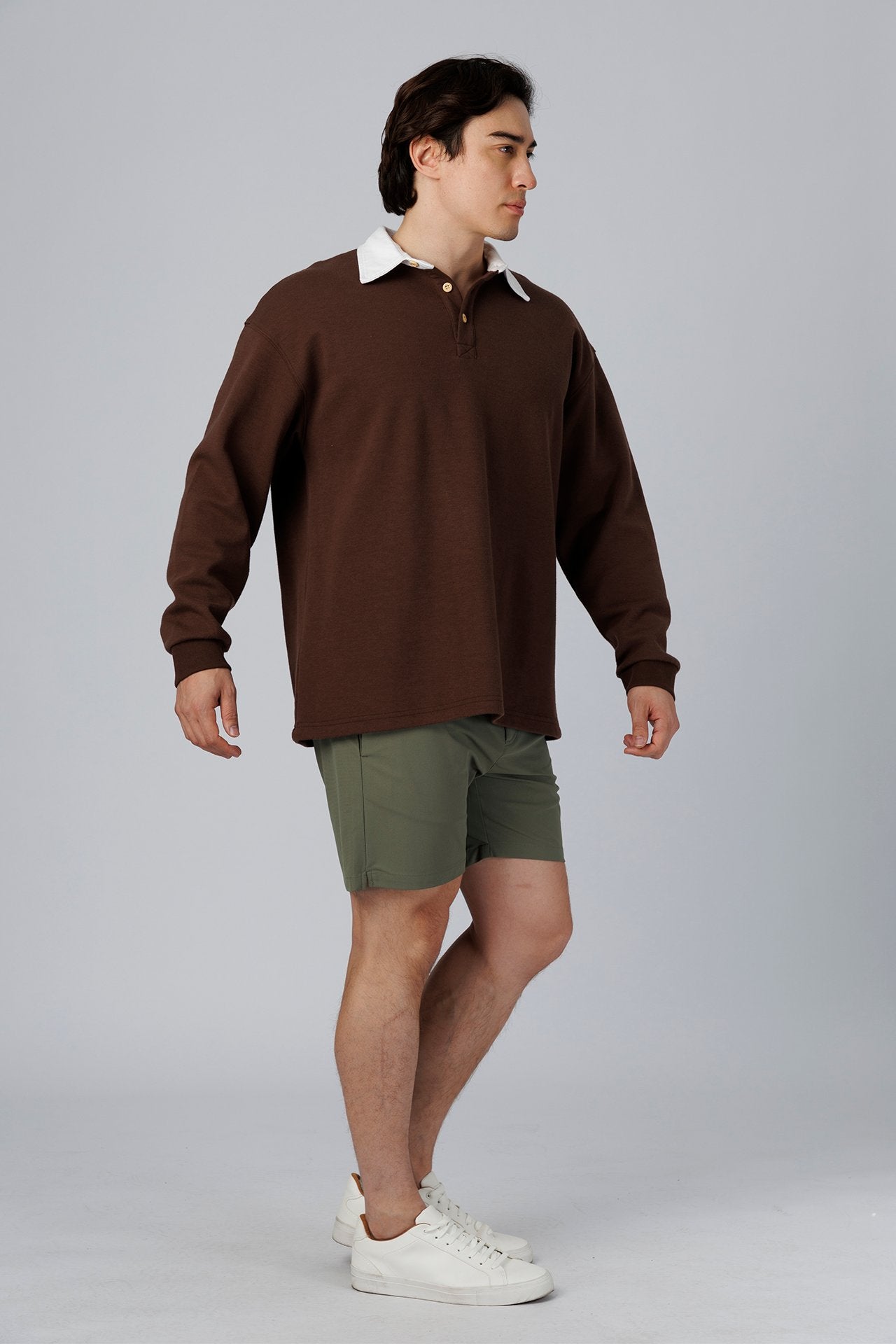 SPP0076 - Relaxed Fit Ultra Soft Pique Interlock Casual Polo - Brown