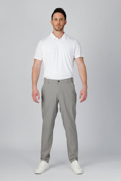 SPP0078 - Quick-Drying Performance Shoulder Mesh Golf Polo - White