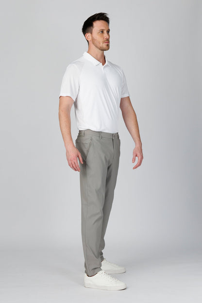 SPP0078 - Quick-Drying Performance Shoulder Mesh Golf Polo - White