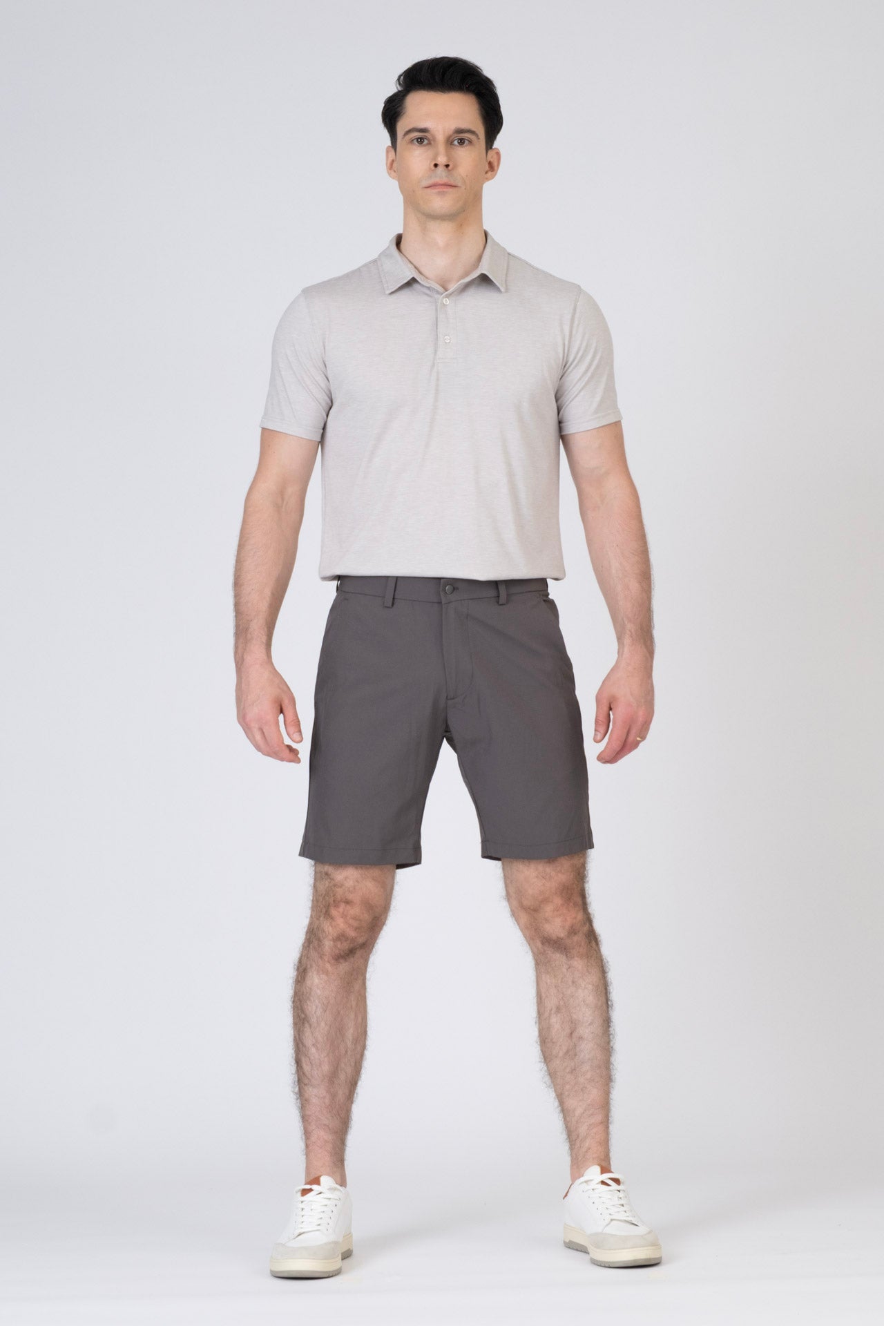 SPP0082B - Ultra Soft Lightweight Stretch Heather Polo