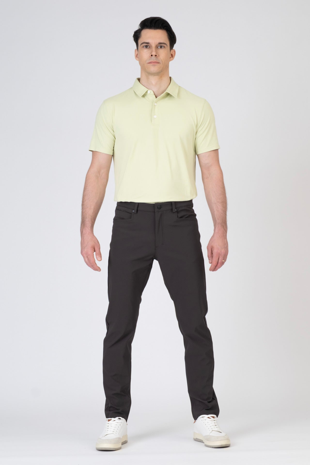 SPP0082 - Ultra Soft Lightweight Stretch Brushed Short Sleeve Polo - Mint