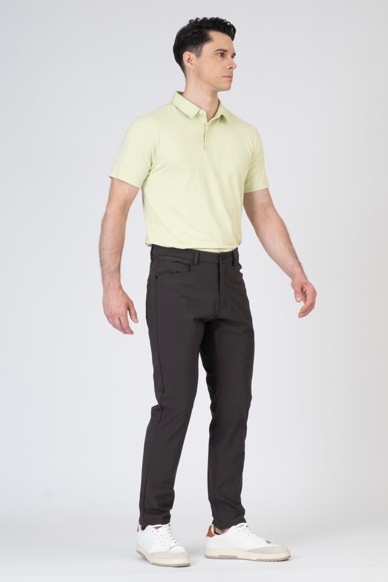 SPP0082 - Ultra Soft Lightweight Stretch Brushed Short Sleeve Polo - Mint