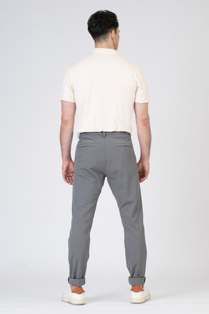 SPP0082 - Ultra Stretch Light Brushed Short Sleeve Polo - Offwhite