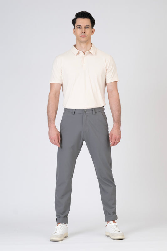 SPP0082 - Ultra Stretch Light Brushed Short Sleeve Polo - Offwhite