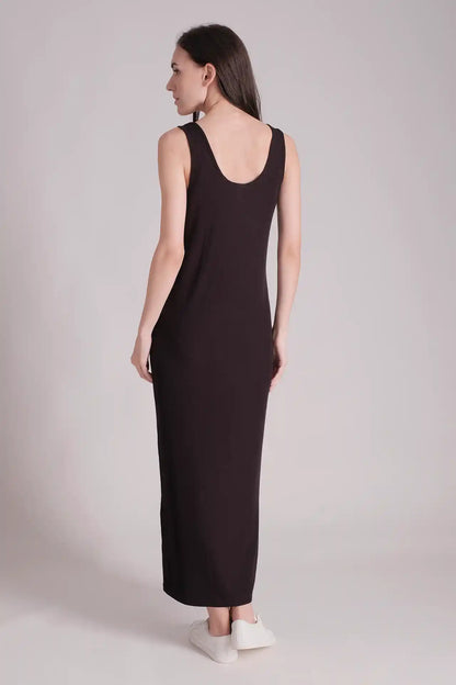 SPWQ0026 - Women's Essential Ultra Soft Vest Dress - Black