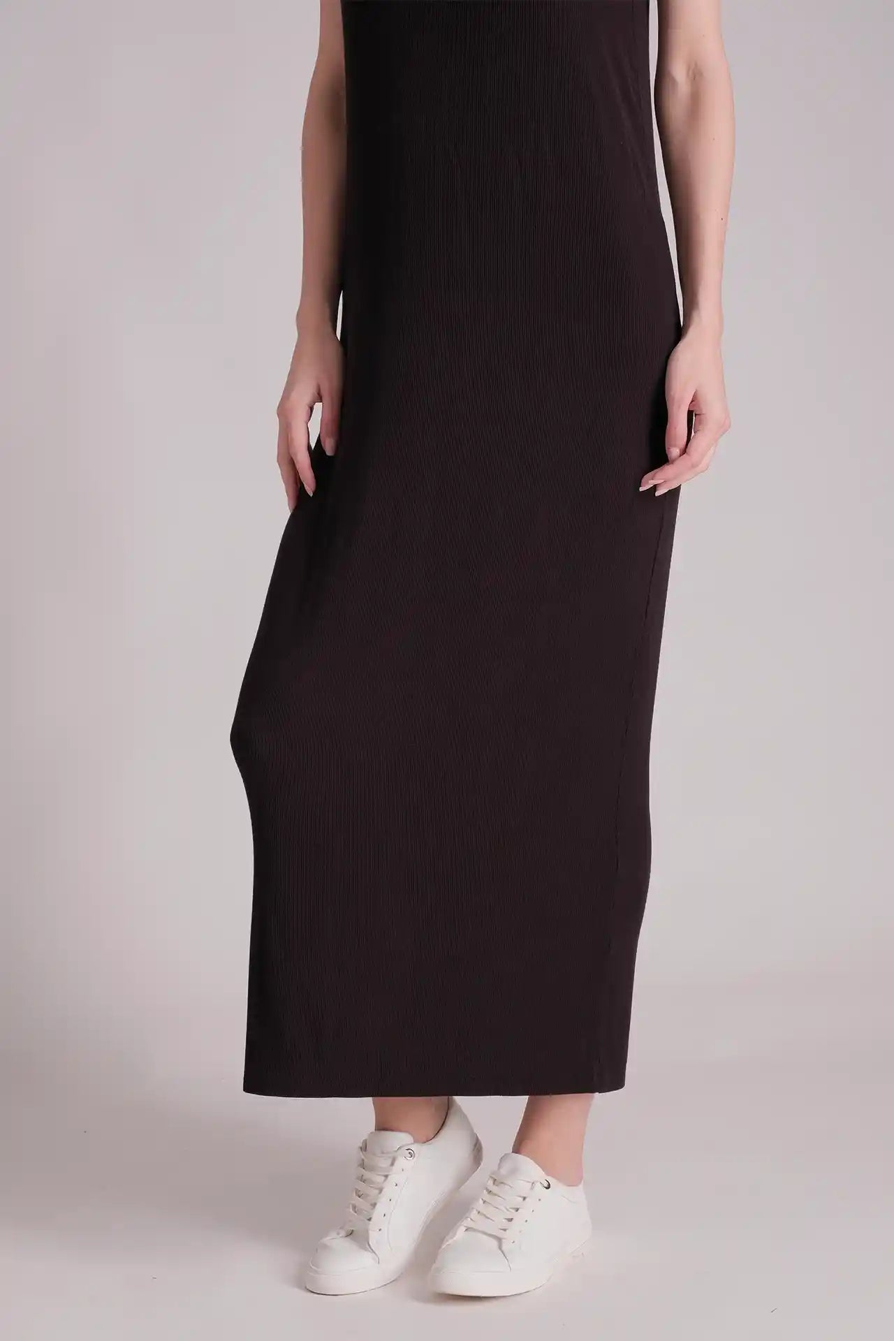 SPWQ0026 - Women's Essential Ultra Soft Vest Dress - Black