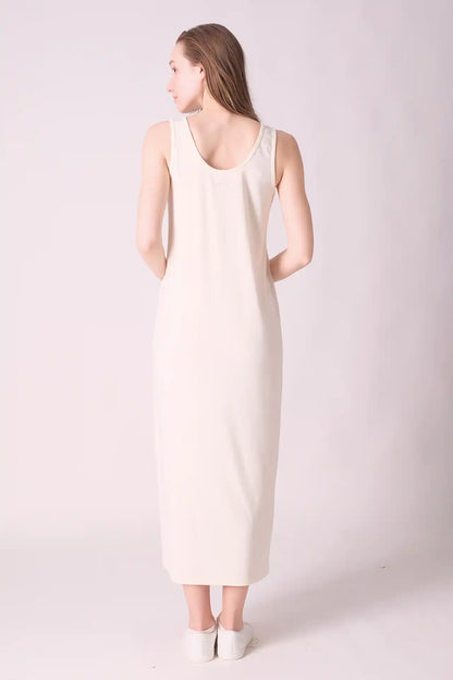 SPWQ0026 - Women's Essential Super soft Vest Dress - Cream