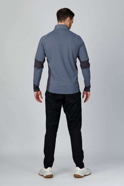 SPH0326 - Lightweight Stretch Nylon Hem Zip Joggers 30" - Black