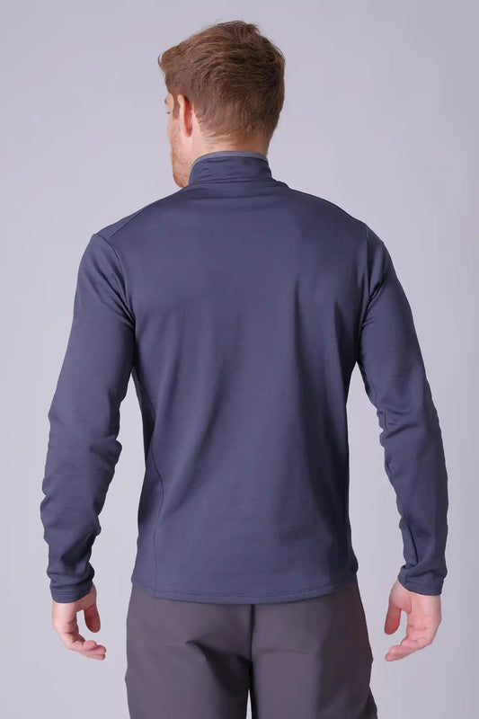 SPR0009 - Thermal Stretch Mock Neck Half Zip Hiking Top
