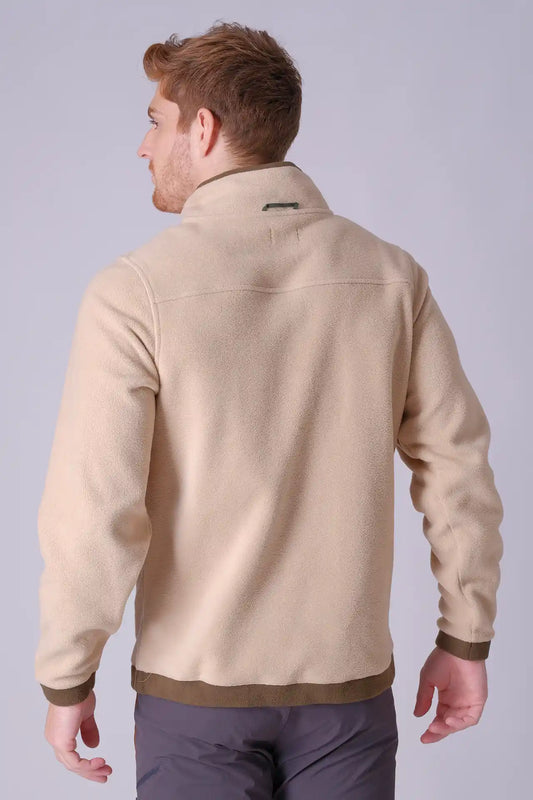 SPR0014A - Sustainable Polar Fleece Insulated Half Zip Outdoor Pullover