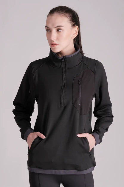 SPWR0031 - Women's Loose Anorak - Black