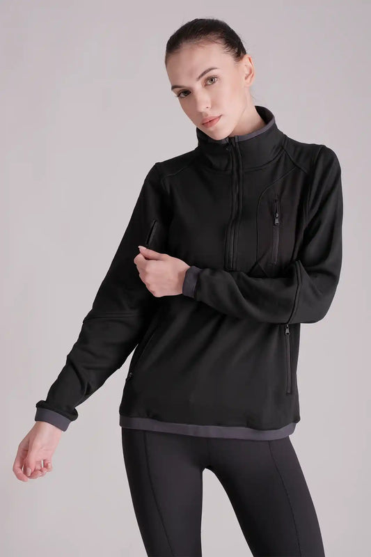SPWR0031 - Women's Loose Anorak - Black