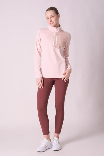 SPWR0032 - Women's Thermal Weight Pullover -Light Pink