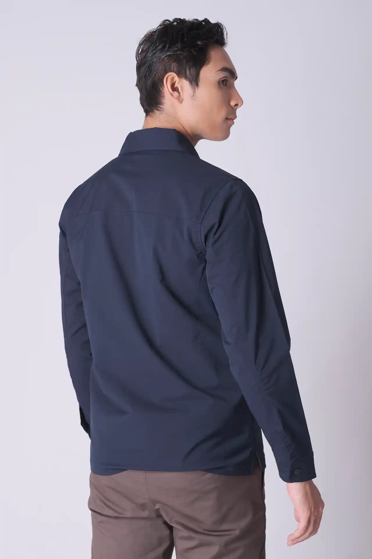 SPW22001 - Essential Water Resistant Outdoor Shirt Jacket - Navy