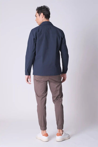 SPW22001 - Essential Water Resistant Outdoor Shirt Jacket - Navy