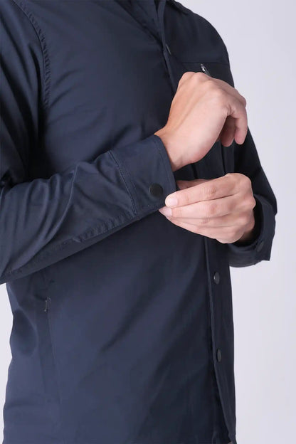 SPW22001 - Essential Water Resistant Outdoor Shirt Jacket - Navy
