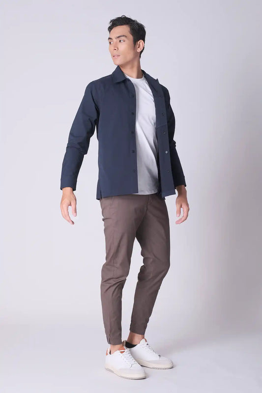 SPW22001 - Essential Water Resistant Outdoor Shirt Jacket - Navy