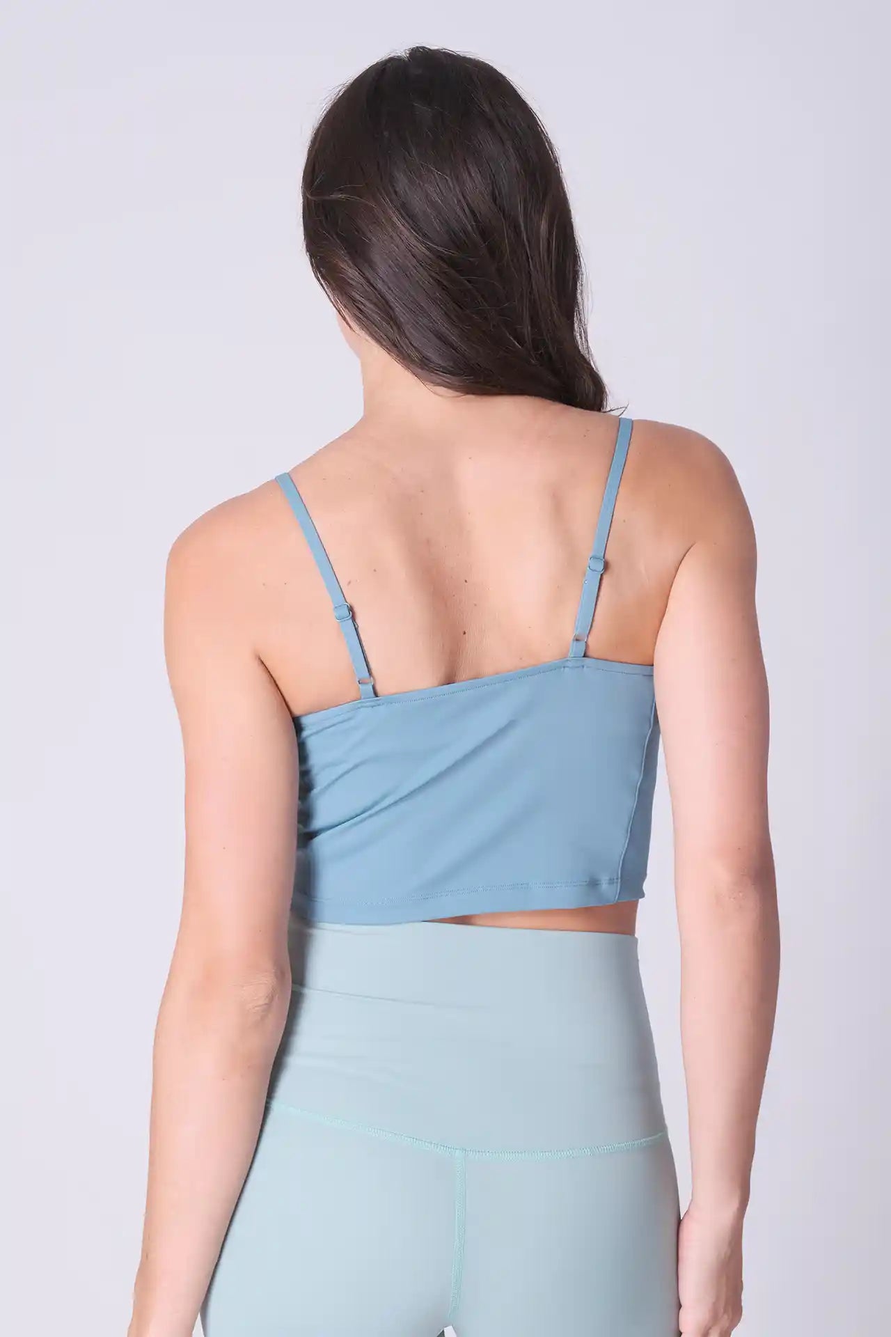 SPWX0012 - Women's Double Layers Bra Top - Blue