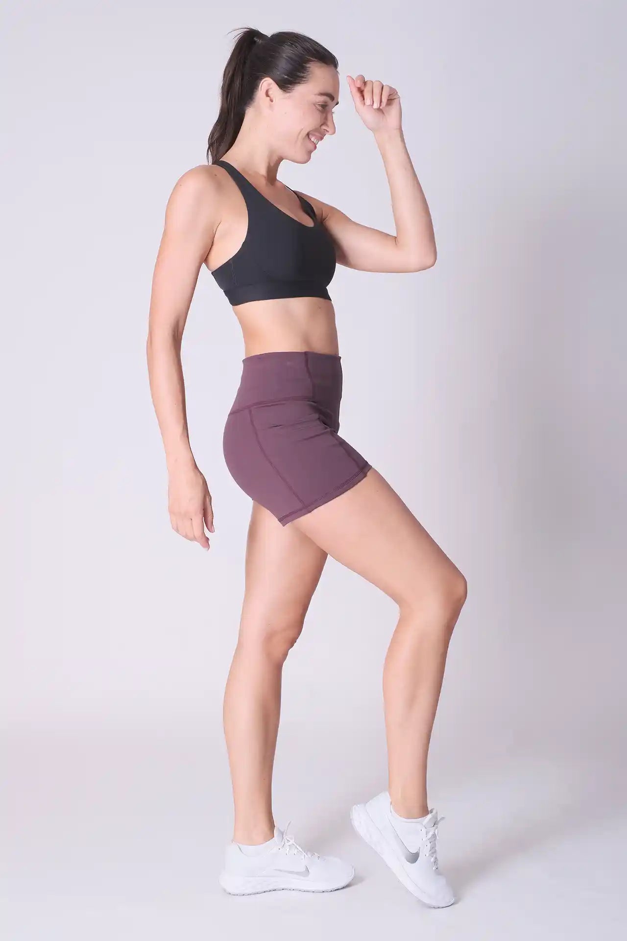 SPWX0015 - Women's Racerback Bra Top - Black