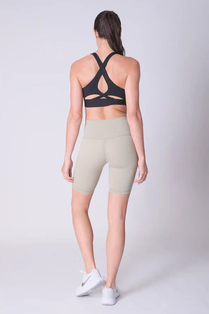SPWX0016 - Women's High Neck Sport Bra - Black