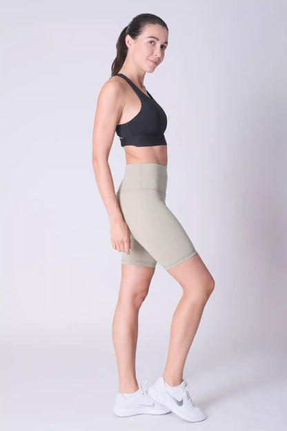 SPWX0016 - Women's High Neck Sport Bra - Black