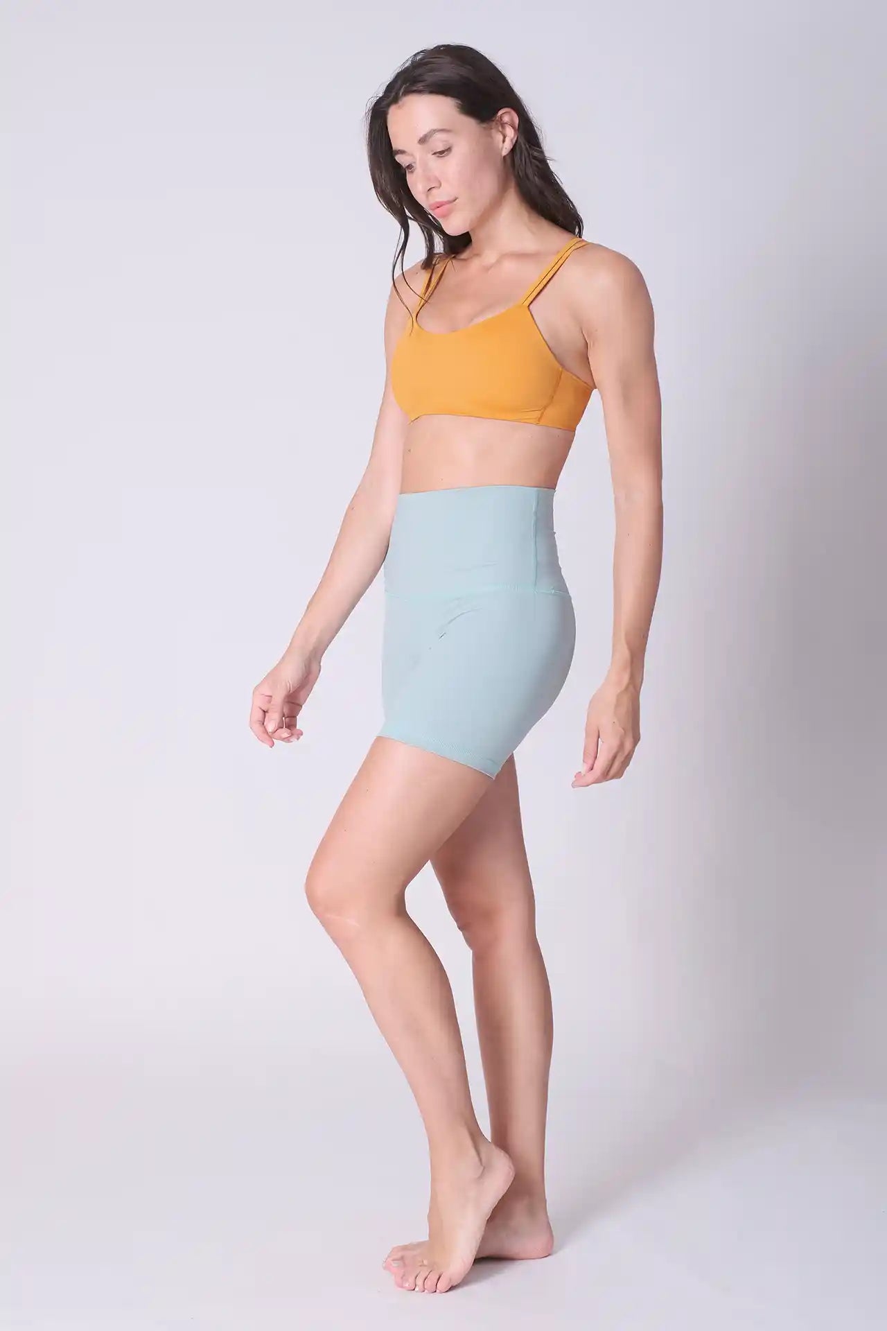 SPWX0017 - Women's Double Straps Bra Top - Orange