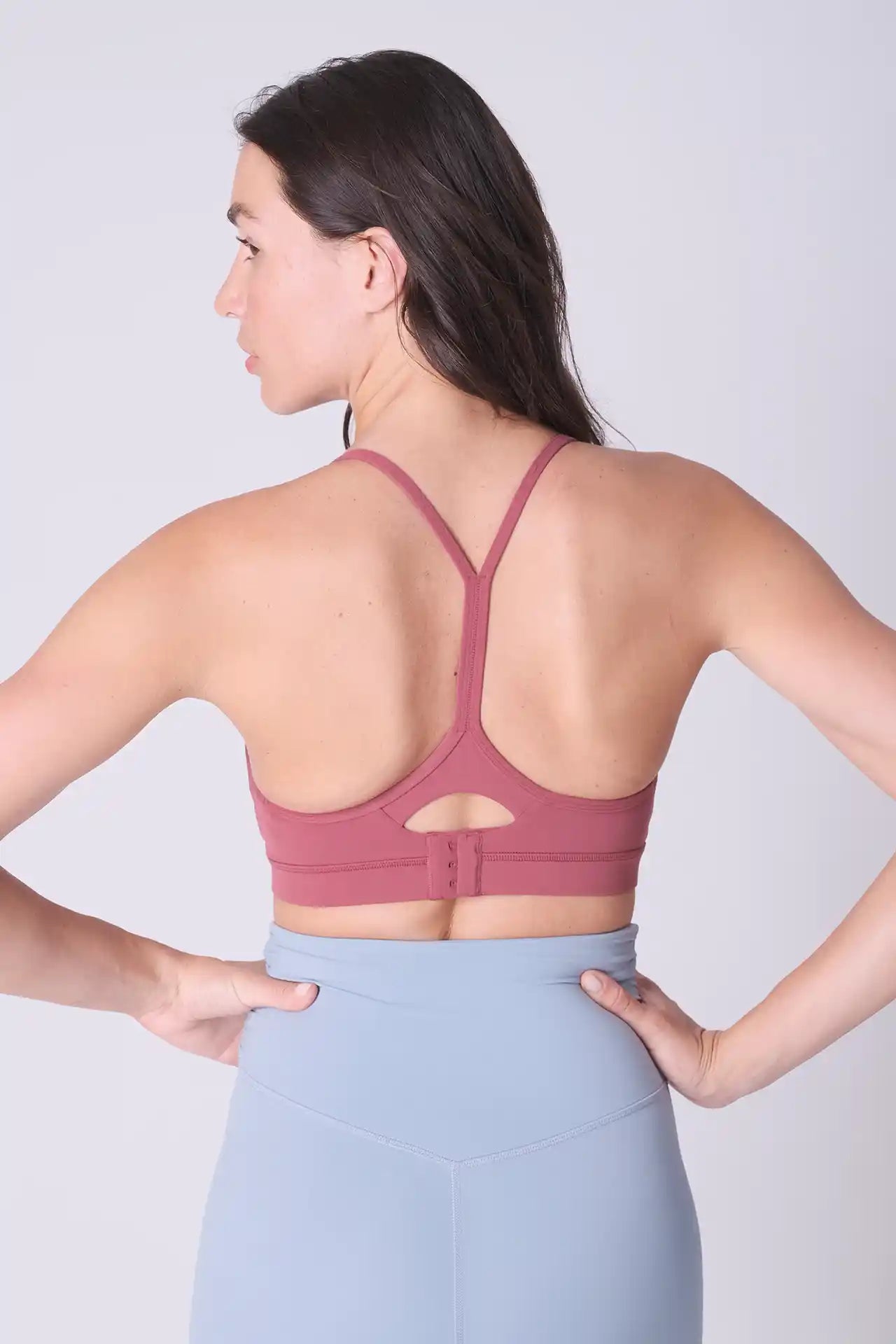 SPWX0019 - Women's Y-Shaped Adjustable Bra Top - Rose