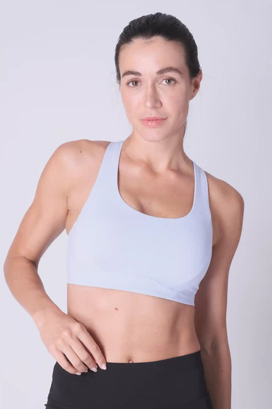 SPWX0020 - Women's Open Racerback Bra Top - Light Purple